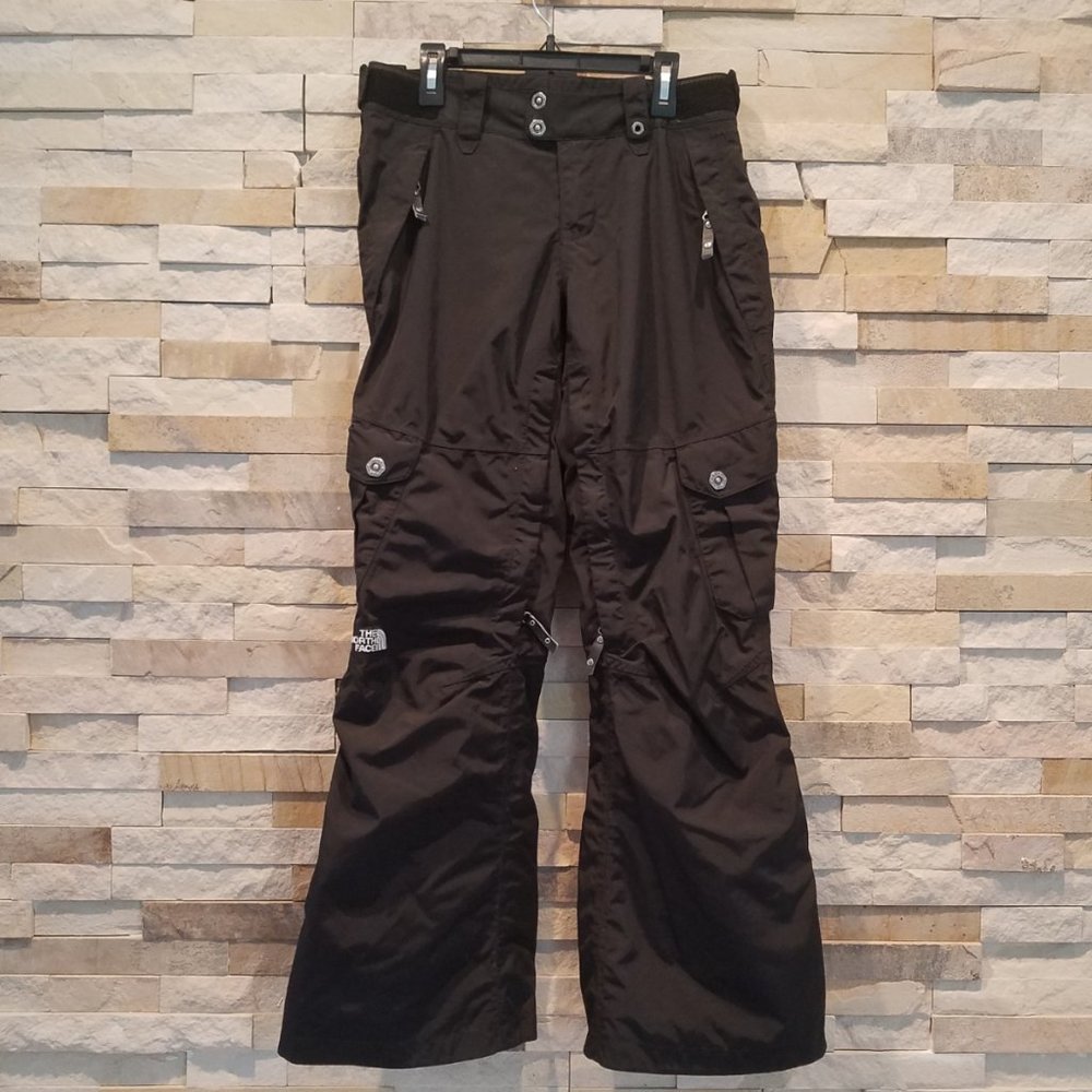North Face Womens XS Black Snow Ski Pants Bibs Bib Snowboard Snowsuit Winter